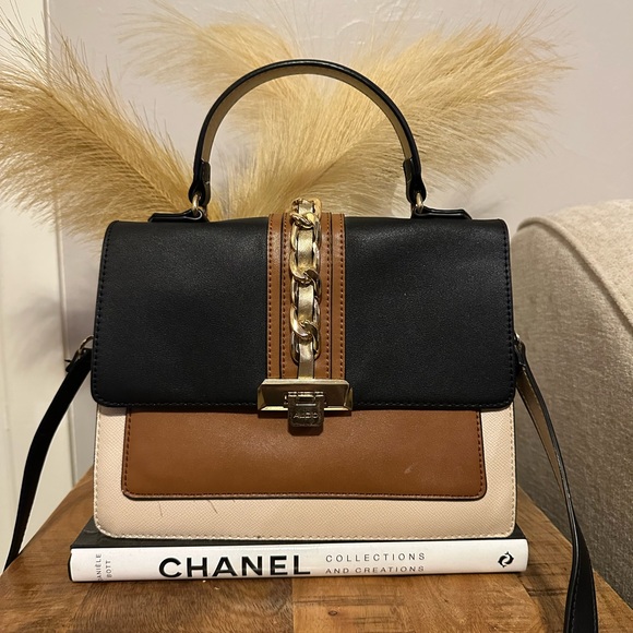 Aldo Black and Brown Handbag - Picture 2 of 6